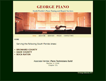 Tablet Screenshot of georgepiano.com